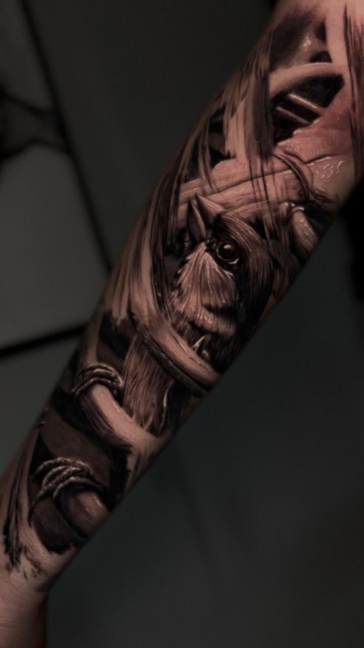 Tatuagem de Lucas Vidal — Studio Vidal Araçatuba 1